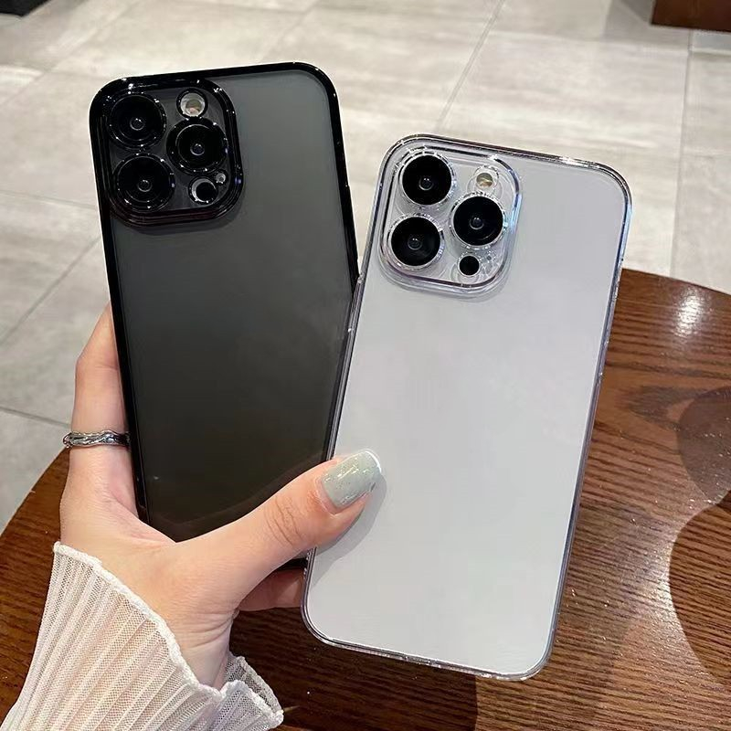 Ốp điện thoại viền vuông giả cho for iPhone 14 Pro Max 13 Pro 7plus/8plus/X/Xs/Xs/Xsmax/11/11pro/11prmax/12/12pro/12promax/ip13promax