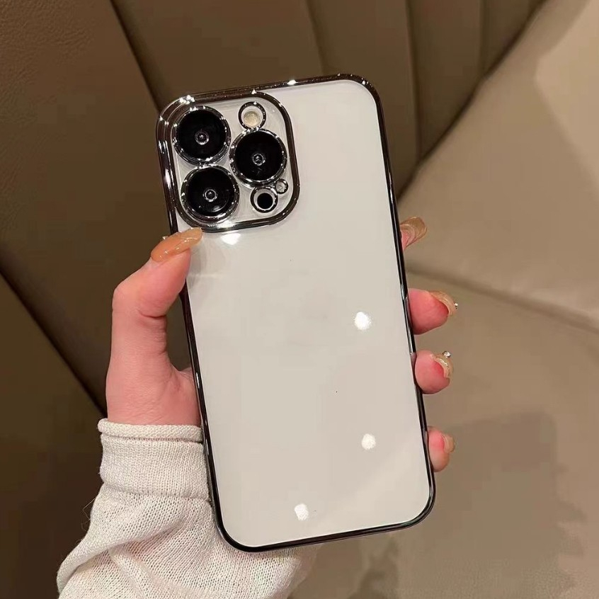 Ốp điện thoại viền vuông giả cho for iPhone 14 Pro Max 13 Pro 7plus/8plus/X/Xs/Xs/Xsmax/11/11pro/11prmax/12/12pro/12promax/ip13promax