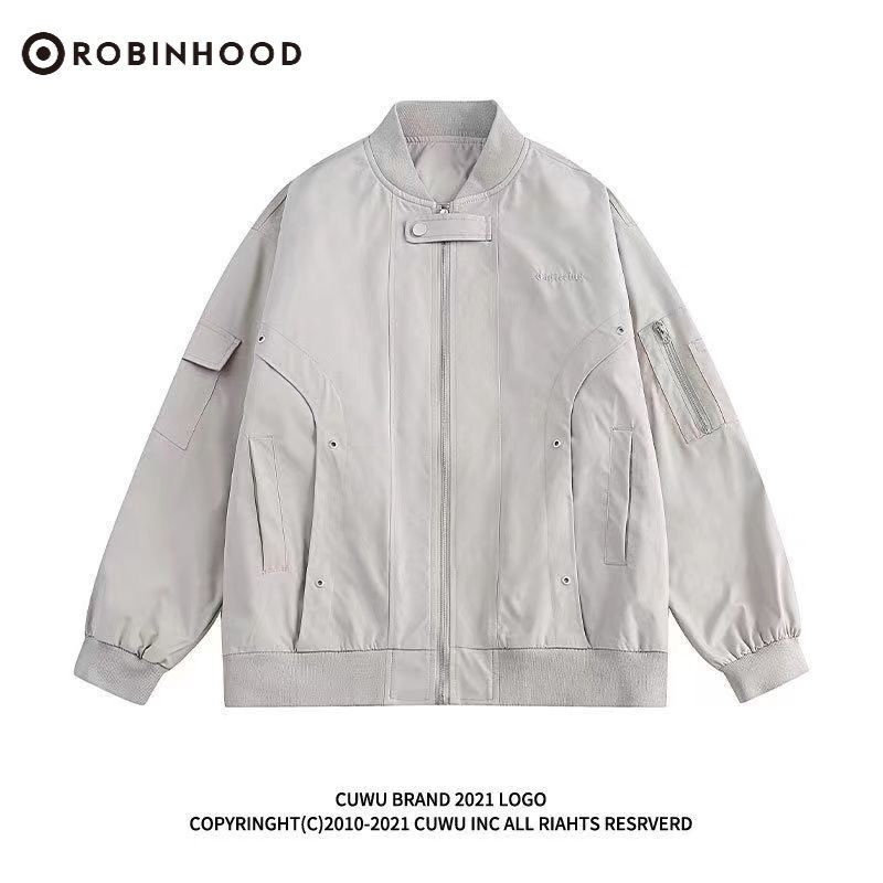 Áo Khoác Bóng Chày Phong Cách Đường Phố Mỹ Thời Trang Xuân Thu Cho Nam Và Nữ