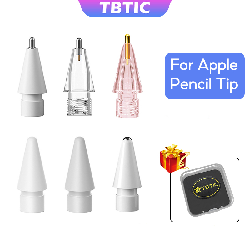 TBTIC Đầu bút thay thế 2H 2B 3.0 4.0 thích hợp cho Apple Pencil 1 2