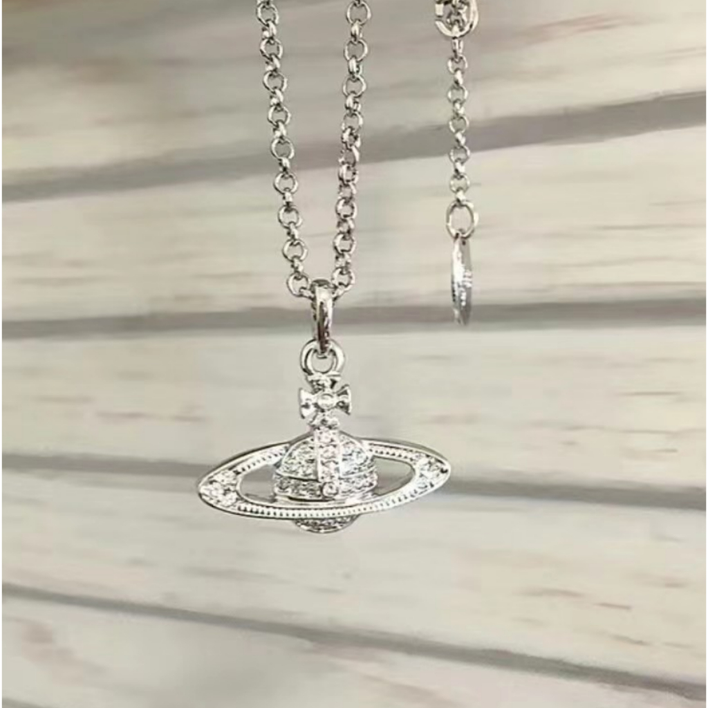 Dây Chuyền Mặt Đá saturn Nhiều Màu Sắc Hợp Thời Trang Cho Nữ - 41-50cm