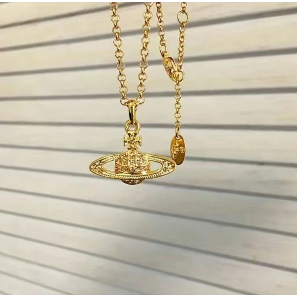 Dây Chuyền Mặt Đá saturn Nhiều Màu Sắc Hợp Thời Trang Cho Nữ - 41-50cm