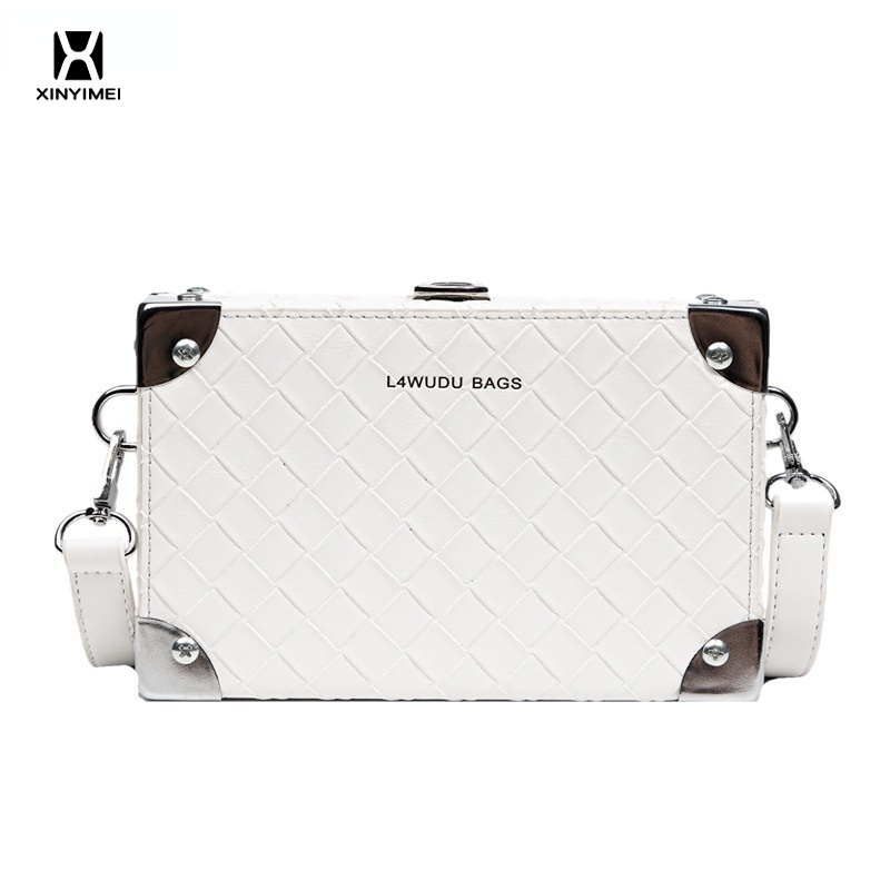 XINYIMEI Túi Xách Đeo Chéo Hộp Vuông Đính Kim Cương Chất Lượng Cao Cho Nữ