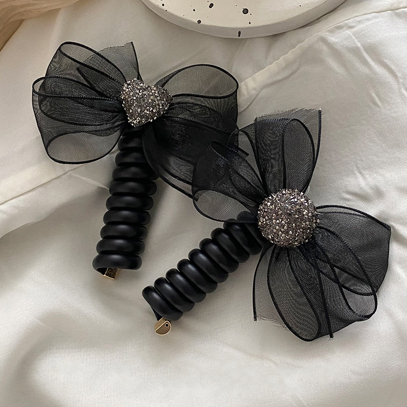 Dây Cột Tóc Đuôi Ngựa Bằng Dây Ruy Băng Thắt Nơ Phong Cách Nhật Bản Thời Trang Cho Nữ
