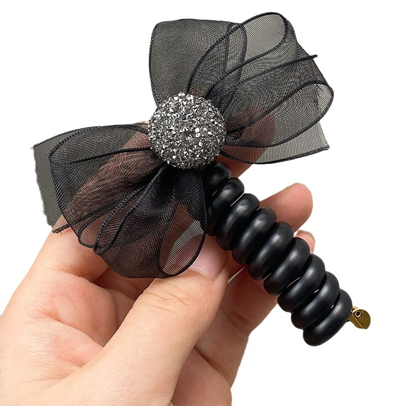 Dây Cột Tóc Đuôi Ngựa Bằng Dây Ruy Băng Thắt Nơ Phong Cách Nhật Bản Thời Trang Cho Nữ