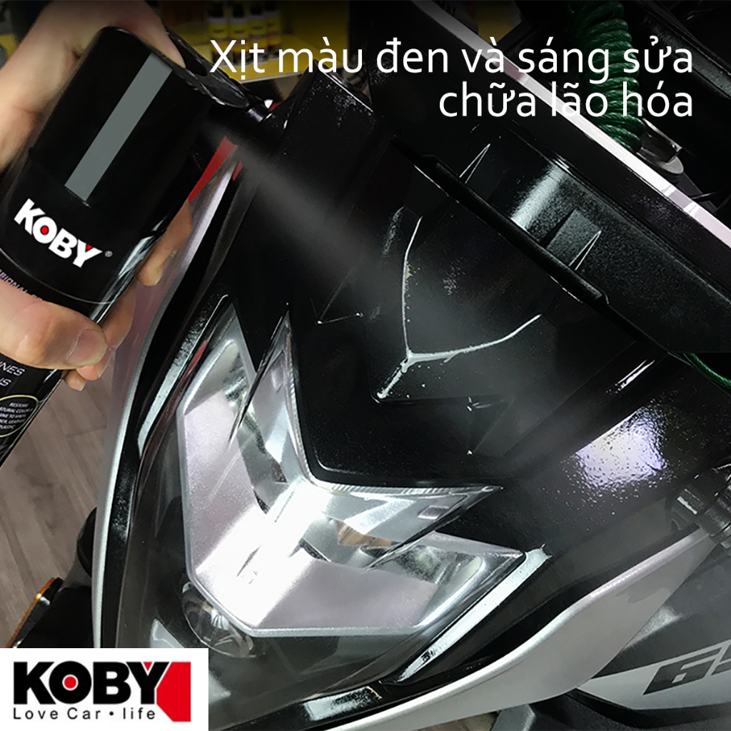 Koby Tân trang các bộ phận nhựa xe máy/làm đen bảng điều khiển ô tô/sáp chống oxy hóa/sáp làm sạch da/chất chăm sóc đánh bóng