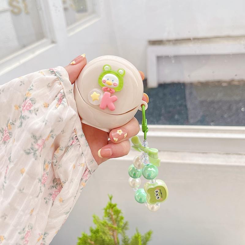 Vỏ Bảo Vệ Hộp Sạc Tai Nghe Samsung Galaxy Buds 2 / Buds Live / Buds FE / Buds 2 Pro / Buds Pro Hình Chuột Mickey Kèm Móc Treo Cho Buds2 Pro