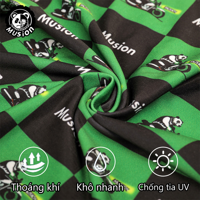 Khăn ống Musion Fancy Swirl đa năng chống bụi chống tia UV thấm hút mồ hôi khi hoạt động ngoài trời