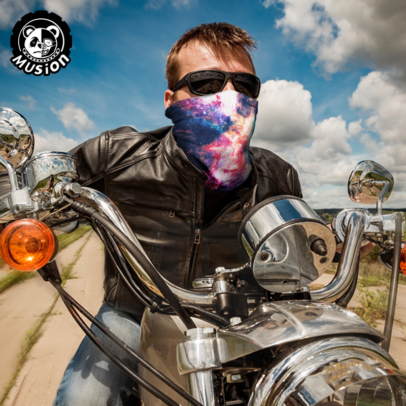 Khăn ống Musion Fancy Swirl đa năng chống bụi chống tia UV thấm hút mồ hôi khi hoạt động ngoài trời