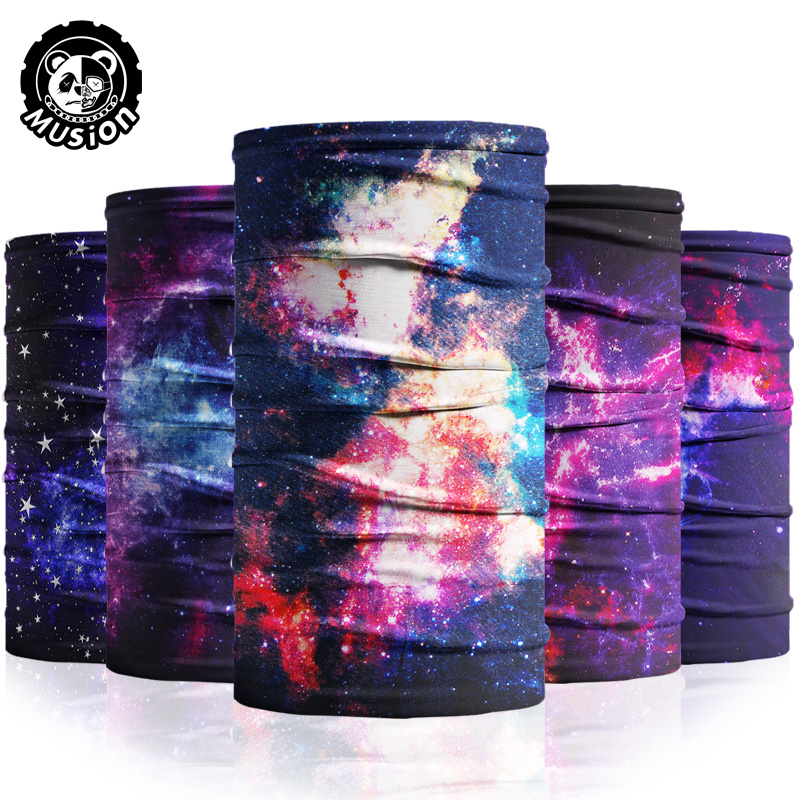 Khăn ống Musion Fancy Swirl đa năng chống bụi chống tia UV thấm hút mồ hôi khi hoạt động ngoài trời