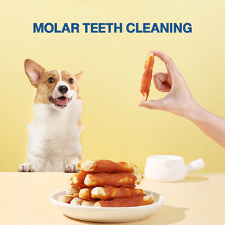 PAWPET Chó ăn vặt gà quấn que sữa mài răng 100g hzmps0018