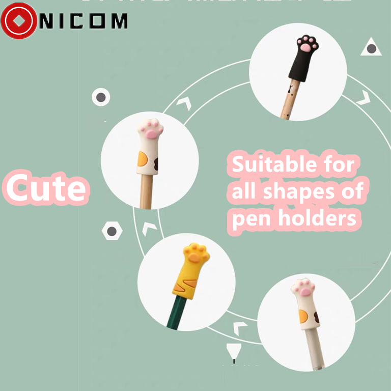 Nắp Đậy Bút Chì Mở Rộng Hình Chân Mèo Dễ Thương