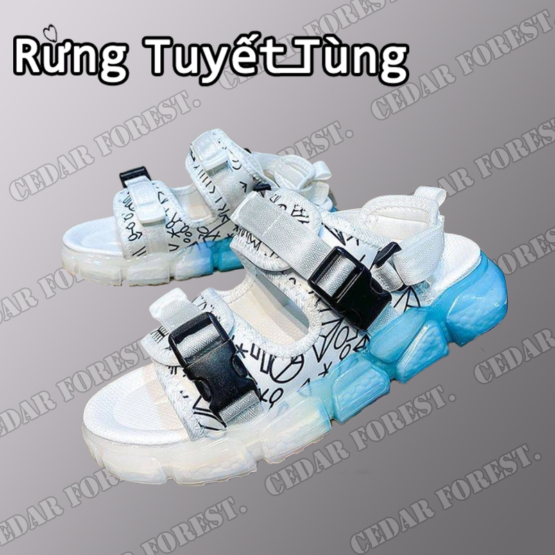 SHANMUSENLIN☘Xăng đan Thể Thao Đế Dày Chống Trượt Thời Trang Mùa Hè Cho Nam