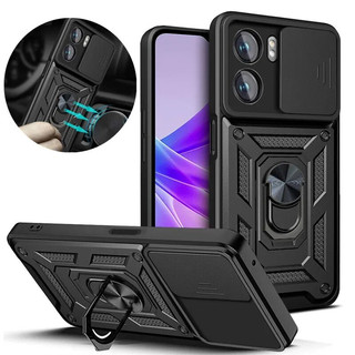 Ốp Ống Kính Máy Ảnh Trượt OPPO A38 A98 A78 A77 A76 A58 A57 A56 A55 A53S A72 A73 2020 5G 4G Vỏ Giáp Giáp Giáp Cấp Quân Sự