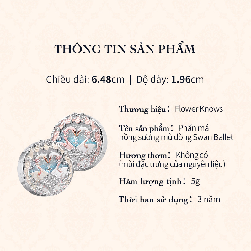 Phấn Má Hồng Dạng Lăn Hình Thiên Nga 5g