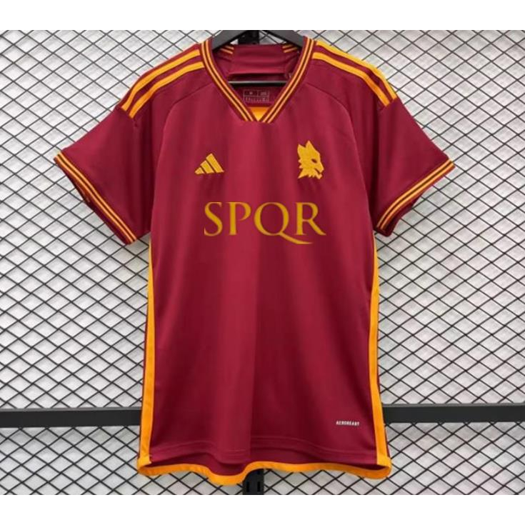 Người hâm mộ phát hành 2023/24 as.roma áo bóng đá sân nhà s-4xl