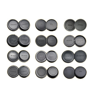 Bộ 2 Nắp Đậy Ống Kính Máy Ảnh fd m39 m42 ef md p / k p / q fx m4 / 3