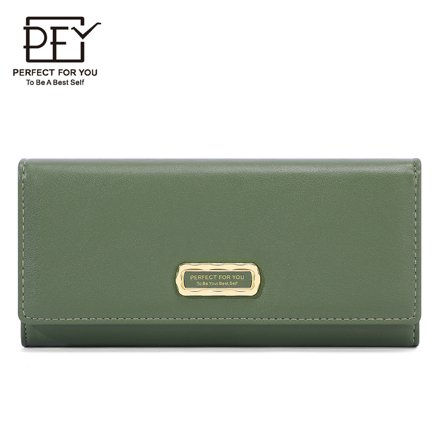 Ví Da Dáng Dài Phong Cách Hàn Quốc Cho Nữ PERFECT FOR YOU 6301-010