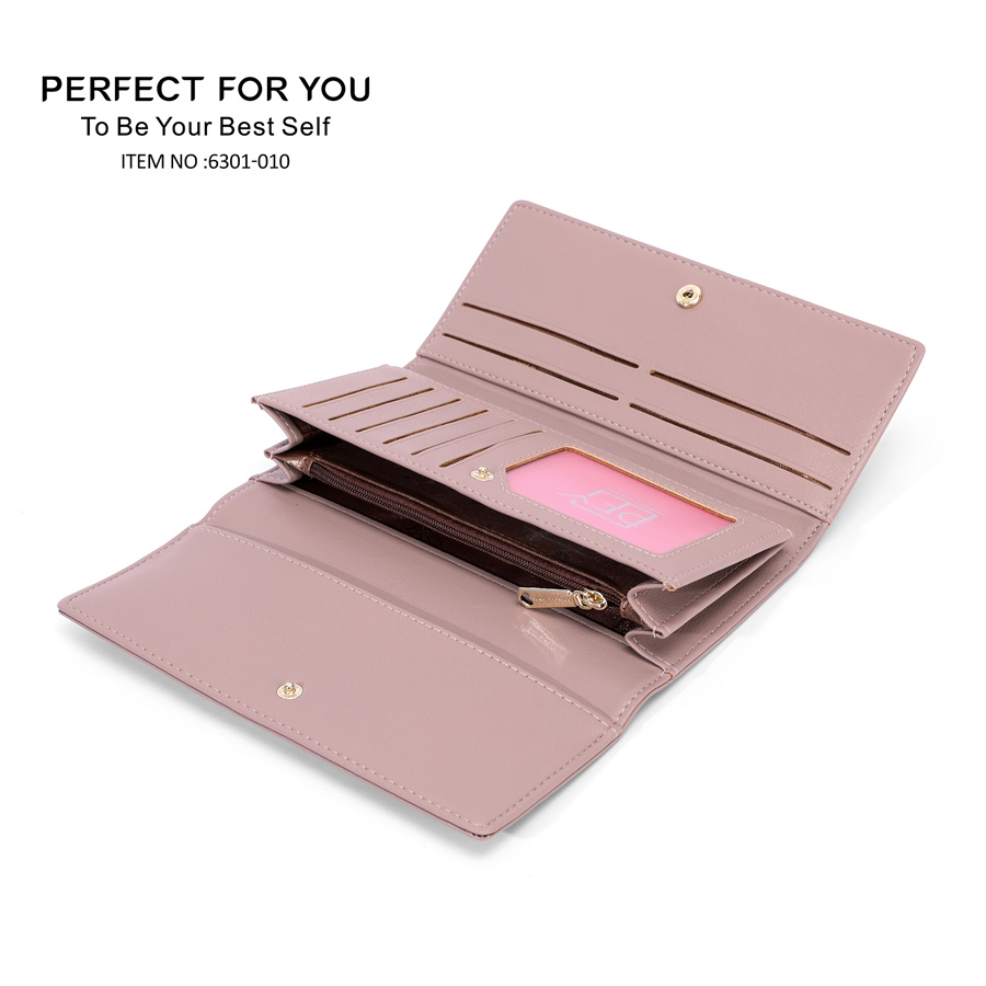 Ví Da Dáng Dài Phong Cách Hàn Quốc Cho Nữ PERFECT FOR YOU 6301-010