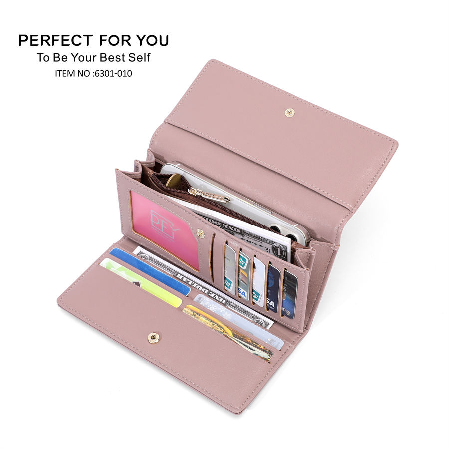 Ví Da Dáng Dài Phong Cách Hàn Quốc Cho Nữ PERFECT FOR YOU 6301-010