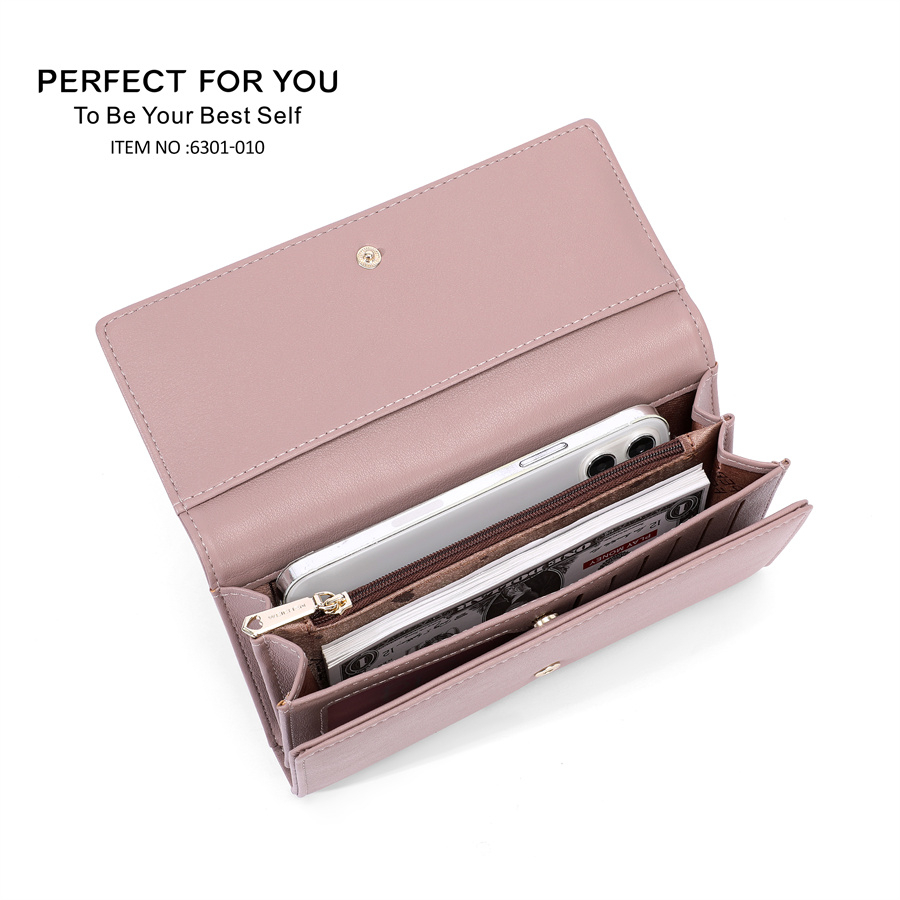 Ví Da Dáng Dài Phong Cách Hàn Quốc Cho Nữ PERFECT FOR YOU 6301-010