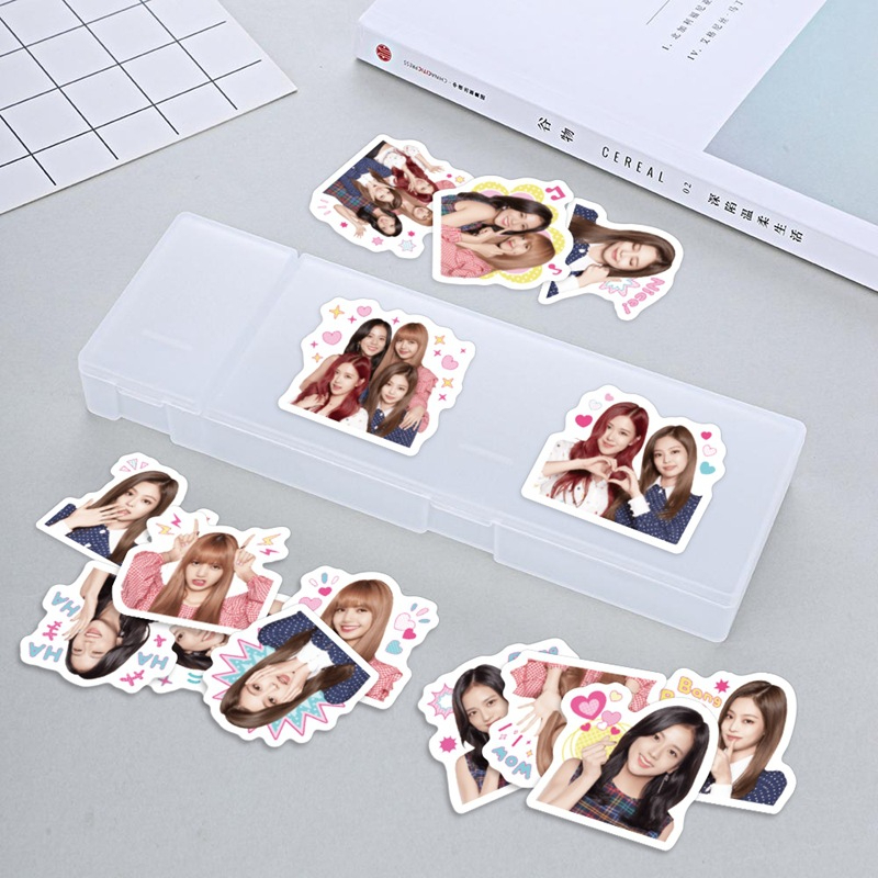 Bộ 100 / 50 Sticker Nhóm Nhạc Blackpink lisa jennie Ros jisoo