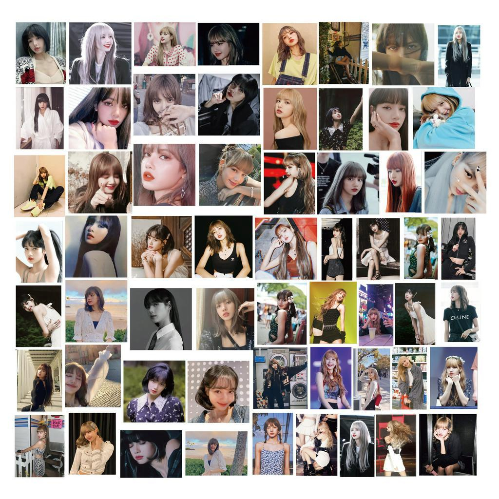 Bộ 100 / 50 Sticker Nhóm Nhạc Blackpink lisa jennie Ros jisoo