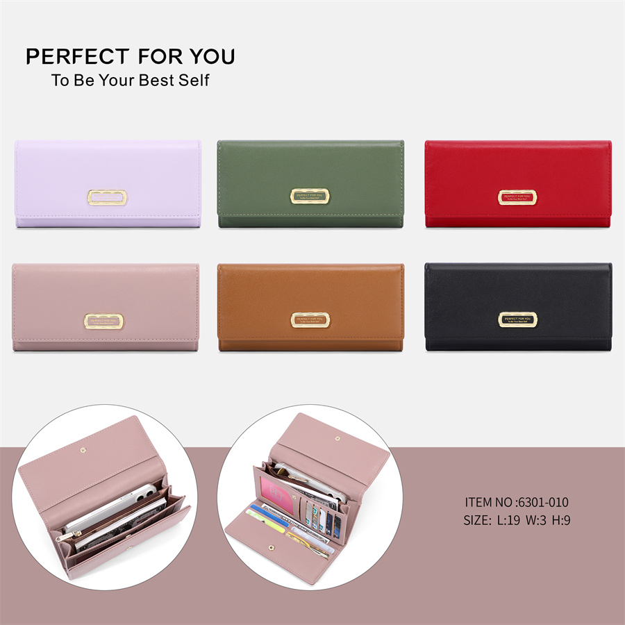 Ví Da Dáng Dài Phong Cách Hàn Quốc Cho Nữ PERFECT FOR YOU 6301-010