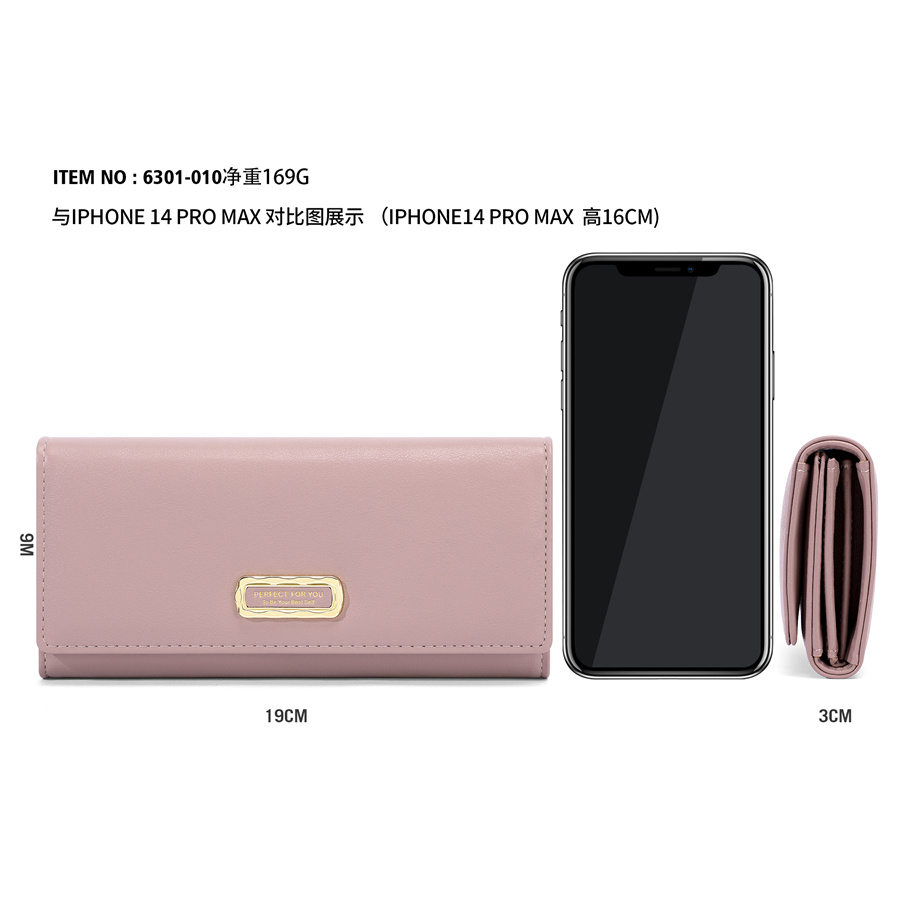 Ví Da Dáng Dài Phong Cách Hàn Quốc Cho Nữ PERFECT FOR YOU 6301-010