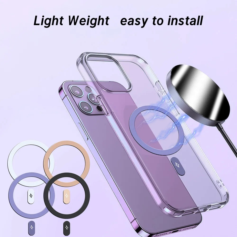 Vòng Nam Châm Dán Sạc Điện Thoại Không Dây magsafe Cho iphone 15 14 13 12 pro max