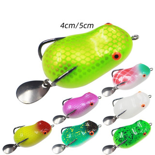 1 Mồi Ếch Giả Câu Cá Mềm Dạ Quang 4cm 7g