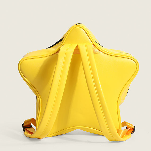 Dopamine Ba Lô Đi Học Sức Chứa Lớn Hình Ngôi Sao Mắt To Màu Vàng Y2K Millet Dễ Thương Cá Tính ins Cho Học Sinh