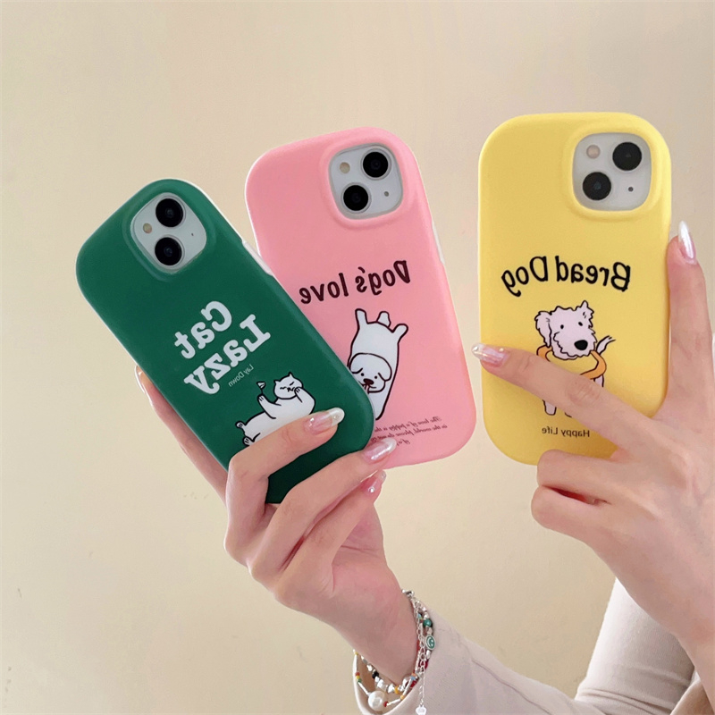 Ốp Điện Thoại tpu Họa Tiết Chó Mèo Dễ Thương Dành Cho iphone 14 pro max 13 pro max