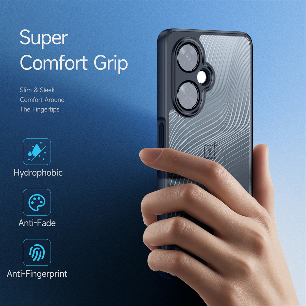 UFLAXE AIMO Ốp Cho OnePlus Nord CE 3 Lite 5G / Nord N30 Ốp Lưng Điện Thoại Cứng Chống Sốc Mờ Trong Suốt Chống Ố Vàng Chống Trượt Ốp Bảo Vệ Toàn Diện