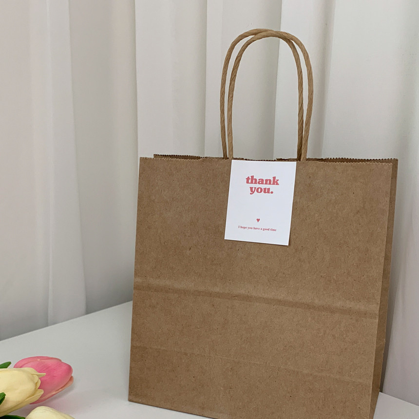 Ohaya Nhãn Dán thank you Tối Giản In Chữ thank you Dùng Trang Trí Gói Quà Sinh Nhật