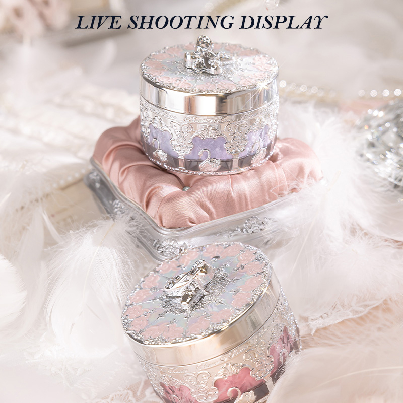 Phấn Phủ Dạng Bột Lỏng Kiểm Soát Dầu Mịn Màng Hình Thiên Nga / Hoa / Bạch Tuyết Dòng Nhạc 1