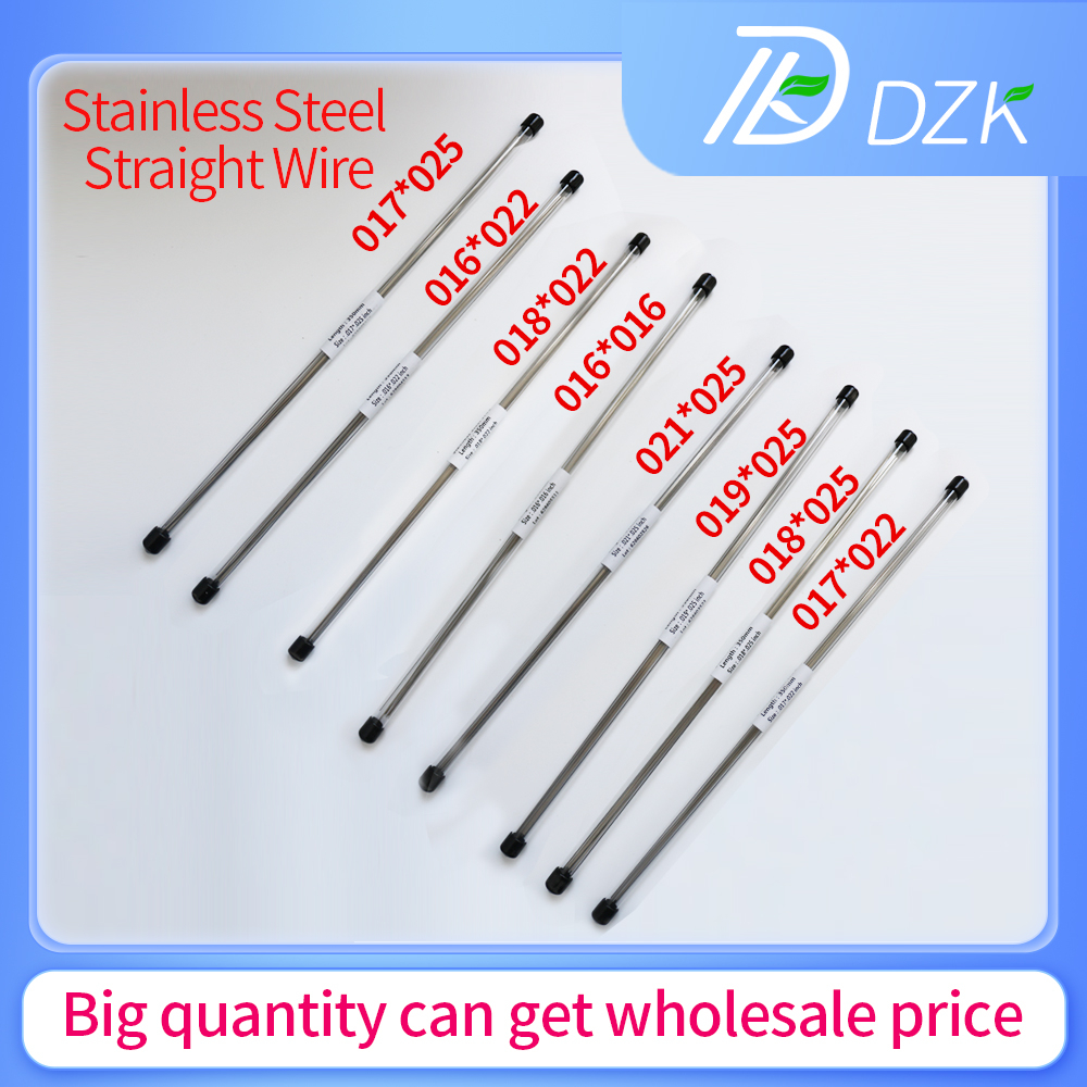Set 10 Ống Thép Không Gỉ Thẳng Chỉnh Nha 35mm 10Pcs/tube 35mm Dental Orthodontic Stainless steel Straight Arch Wire
