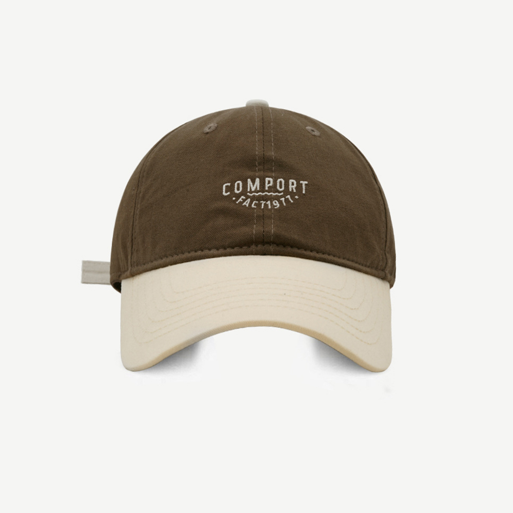 Mũ Lưỡi Trai cotton Phối Màu Tương Phản Phong Cách Hàn Quốc Dành Cho Nam Nữ