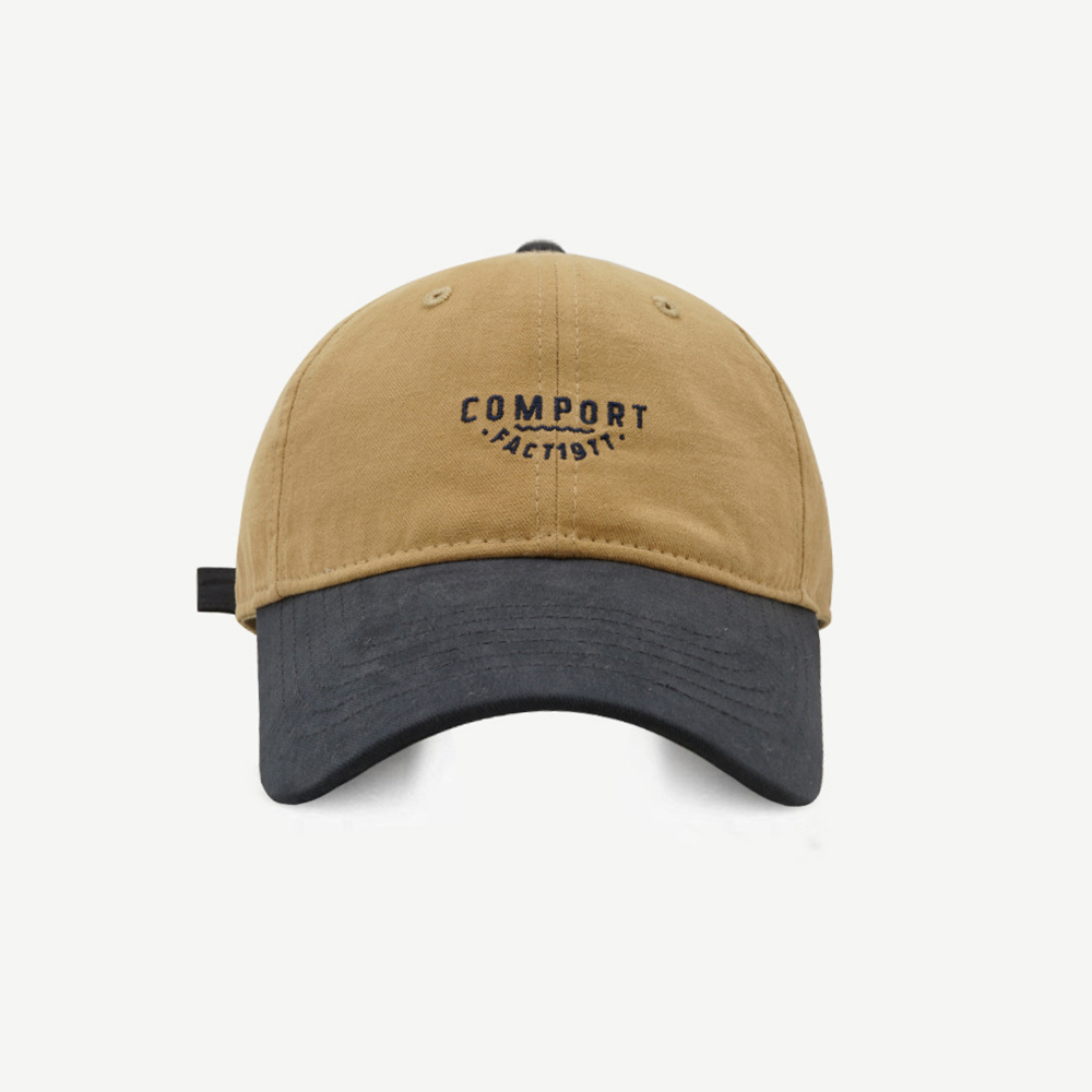 Mũ Lưỡi Trai cotton Phối Màu Tương Phản Phong Cách Hàn Quốc Dành Cho Nam Nữ