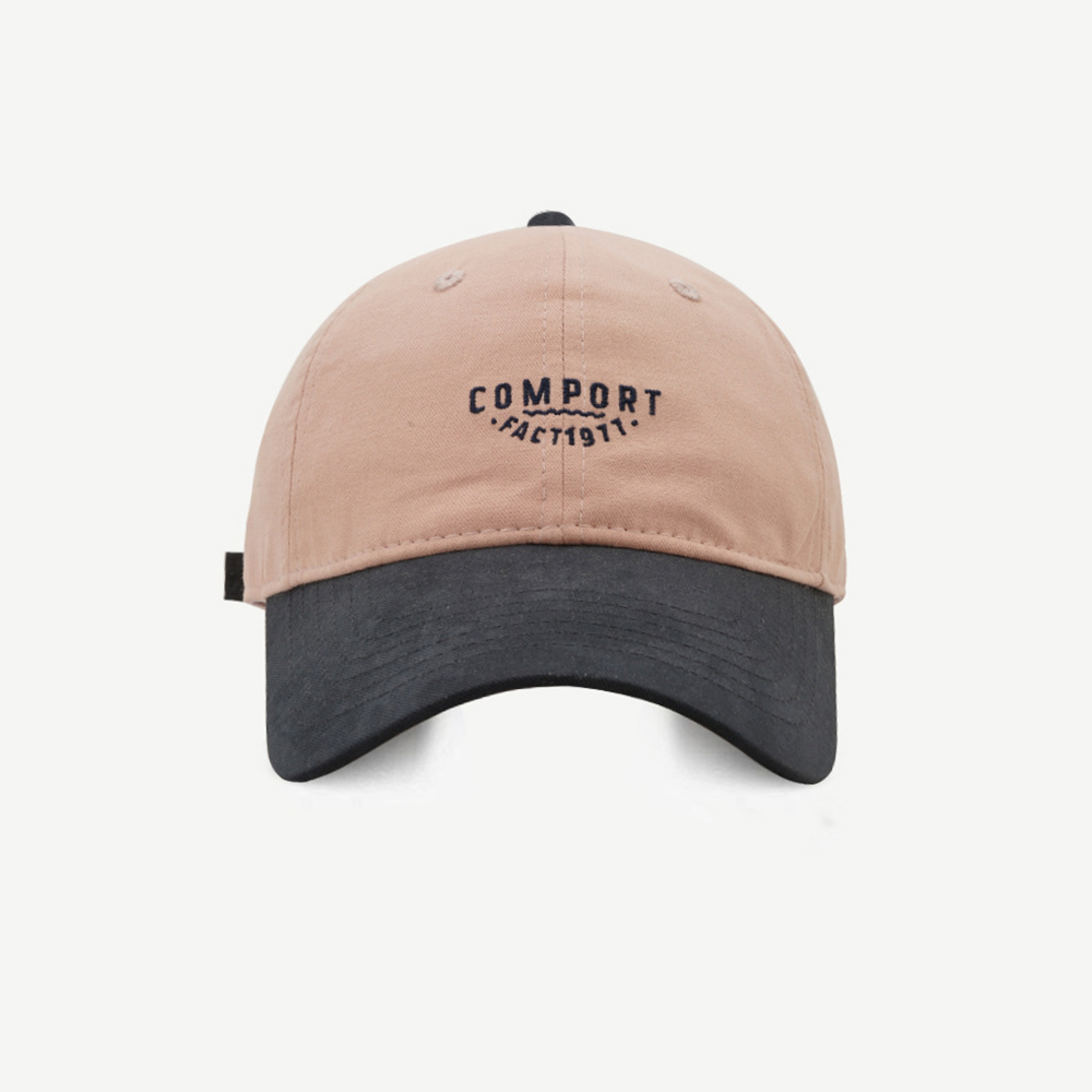 Mũ Lưỡi Trai cotton Phối Màu Tương Phản Phong Cách Hàn Quốc Dành Cho Nam Nữ