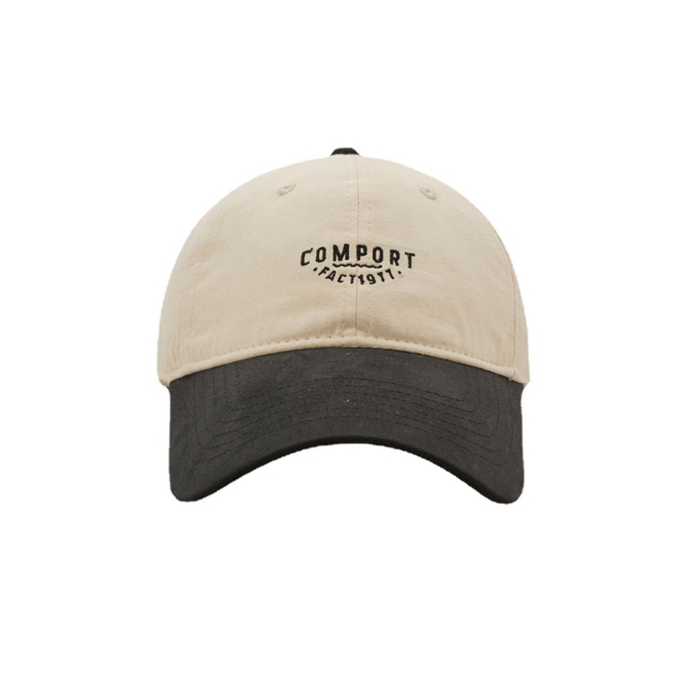 Mũ Lưỡi Trai cotton Phối Màu Tương Phản Phong Cách Hàn Quốc Dành Cho Nam Nữ