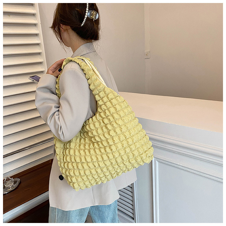 Túi đeo chéo FAWORK phao cỡ lớn vải cotton trần bông thời trang