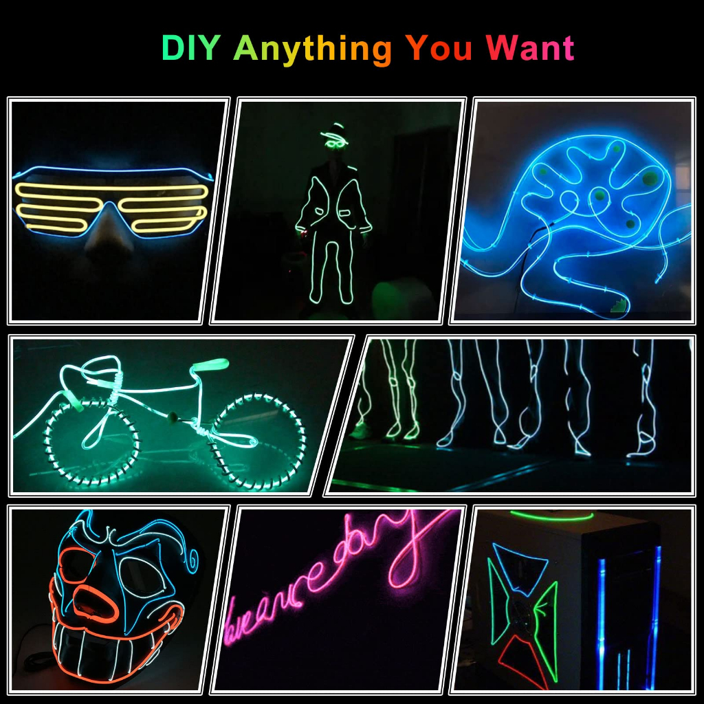 Dây đèn LED neon Kevanly trang trí nội thất xe ô tô tiện lợi