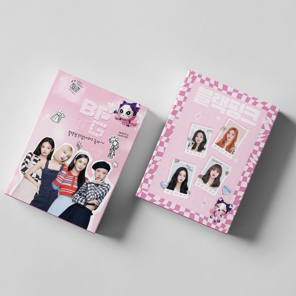 55pcs BLACKPINK The Game Lomo Card