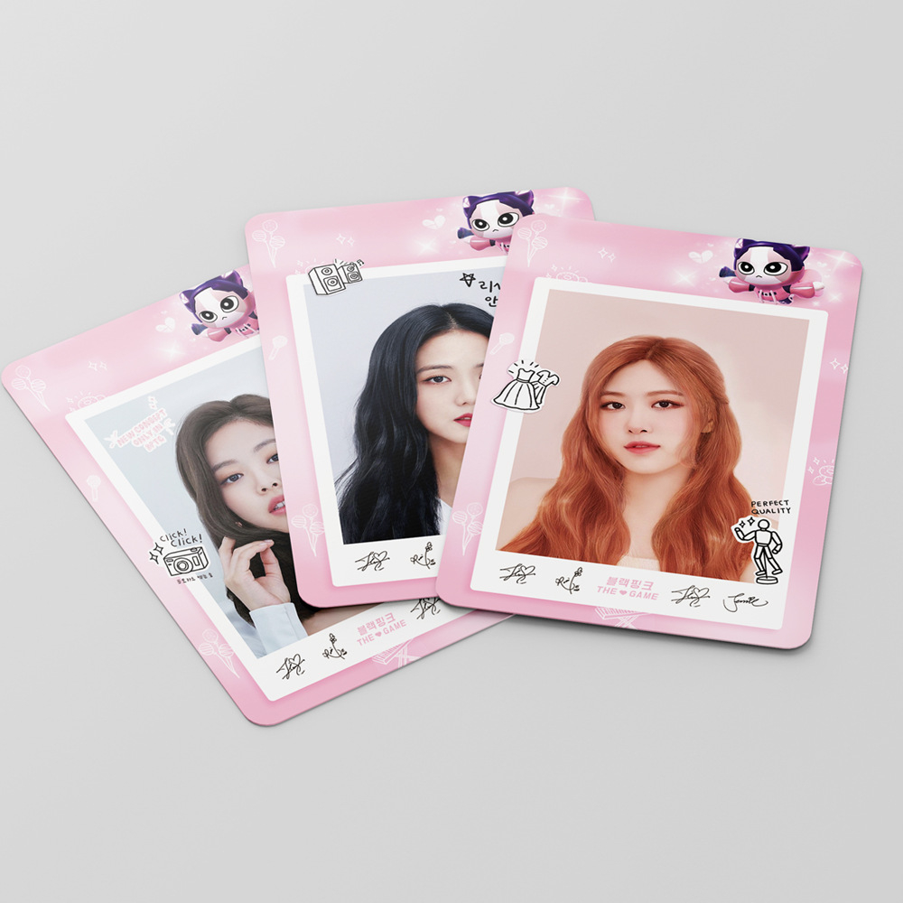 55pcs BLACKPINK The Game Lomo Card