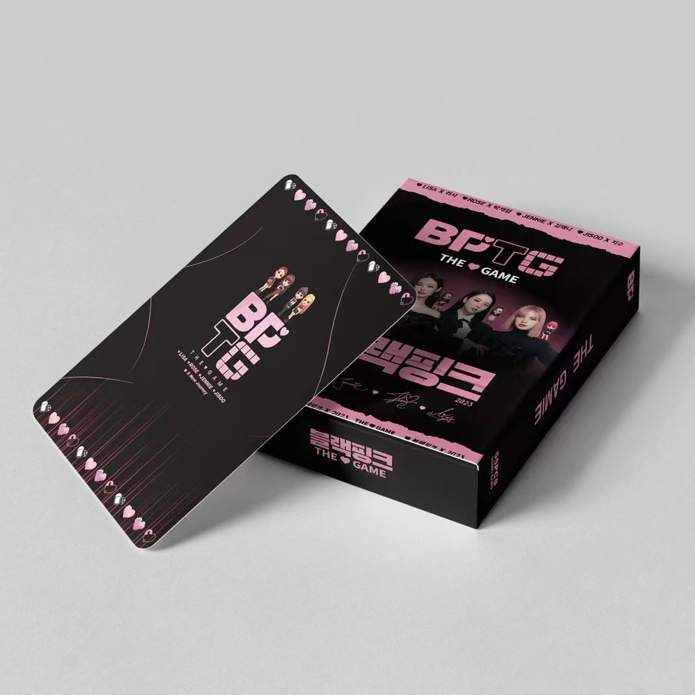 55pcs BLACKPINK The Game Lomo Card