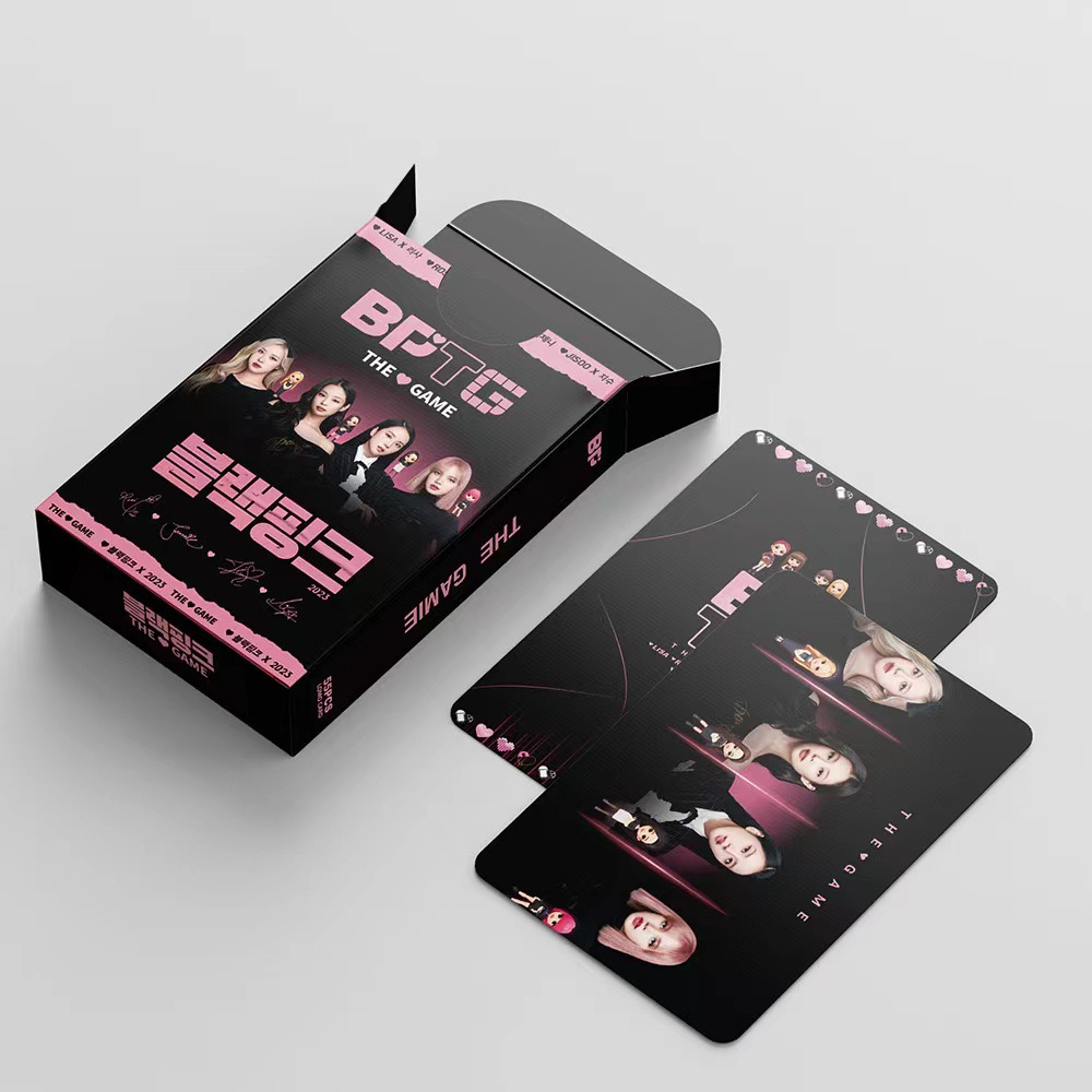55pcs BLACKPINK The Game Lomo Card
