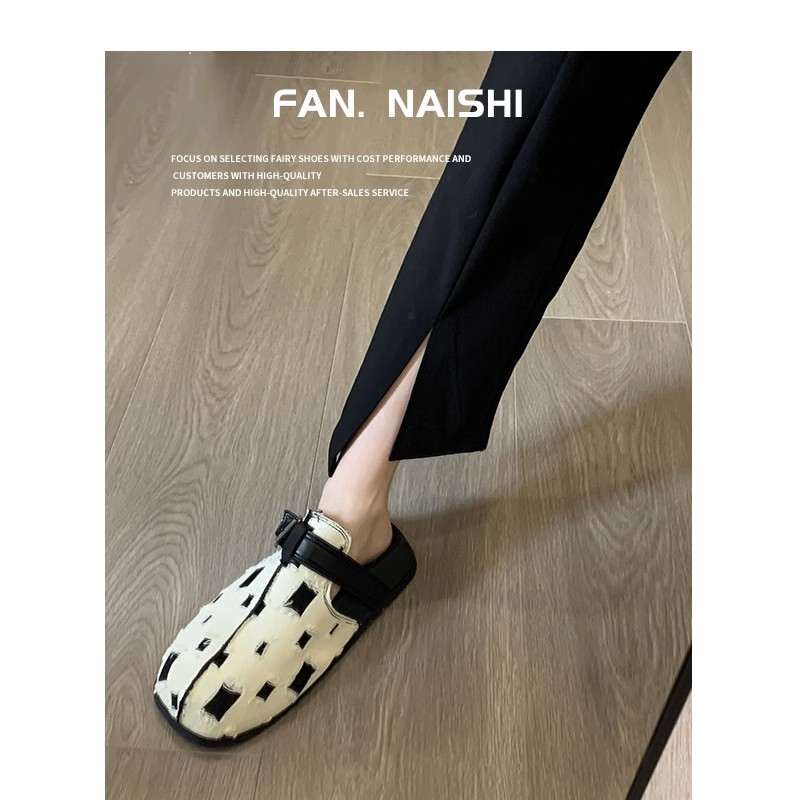 Dép Denim Hở Ngón Cài Khóa Dày Dặn Phong Cách Đường Phố Thời Trang Mùa Hè Cá Tính Dành Cho Nữ