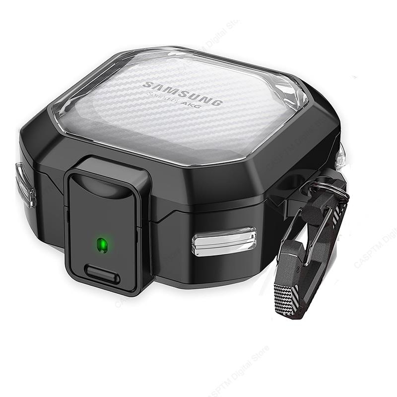 Ốp Bao Da Điện Thoại Trong Suốt Họa Tiết Sợi carbon Cho samsung galaxy buds 2 pro samsung galaxy buds live 2 pro buds2 2pro