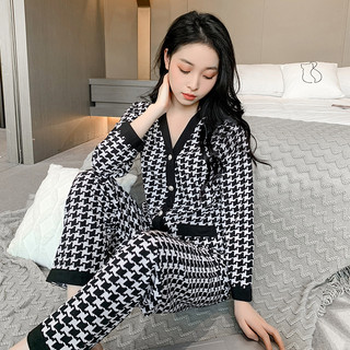 Bộ đồ ngủ dài tay mềm mại thoải mái cho nữ